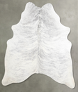 Grey Brindle Large Brazilian Cowhide Rug 6'5"H x 5'7"W #A55784 by Hudson Hides