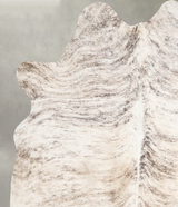 Light Brindle Medium Brazilian Cowhide Rug 5'10"H x 5'1"W #A55785 by Hudson Hides