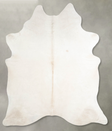 Ivory with Beige XX-Large Brazilian Cowhide Rug 7'9"H x 6'6"W #A55786 by Hudson Hides
