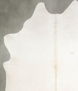 Ivory with Beige XX-Large Brazilian Cowhide Rug 7'9"H x 6'6"W #A55786 by Hudson Hides