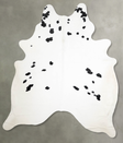Black and White XX-Large Brazilian Cowhide Rug 8'6"H x 7'0"W #A55787 by Hudson Hides
