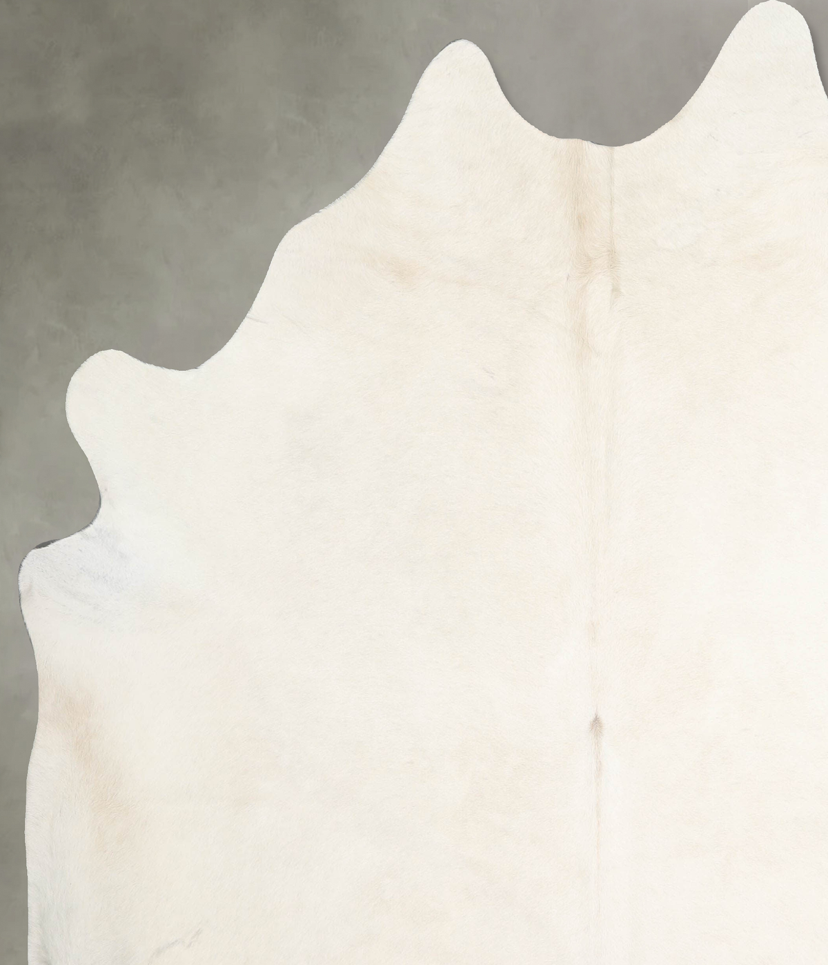 Ivory with Beige X-Large Brazilian Cowhide Rug 7'6"H x 6'6"W #A55788 by Hudson Hides