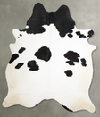 Black and White XX-Large Brazilian Cowhide Rug 7'11"H x 6'6"W #A55789 by Hudson Hides