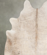 Champagne X-Large Brazilian Cowhide Rug 7'2"H x 6'8"W #A55796 by Hudson Hides