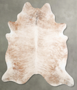 Light Brindle XX-Large Brazilian Cowhide Rug 7'5"H x 6'9"W #A55797 by Hudson Hides