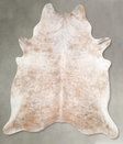 Light Brindle XX-Large Brazilian Cowhide Rug 8'0"H x 7'1"W #A55800 by Hudson Hides