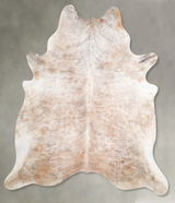 Light Brindle XX-Large Brazilian Cowhide Rug 8'0"H x 7'1"W #A55800 by Hudson Hides