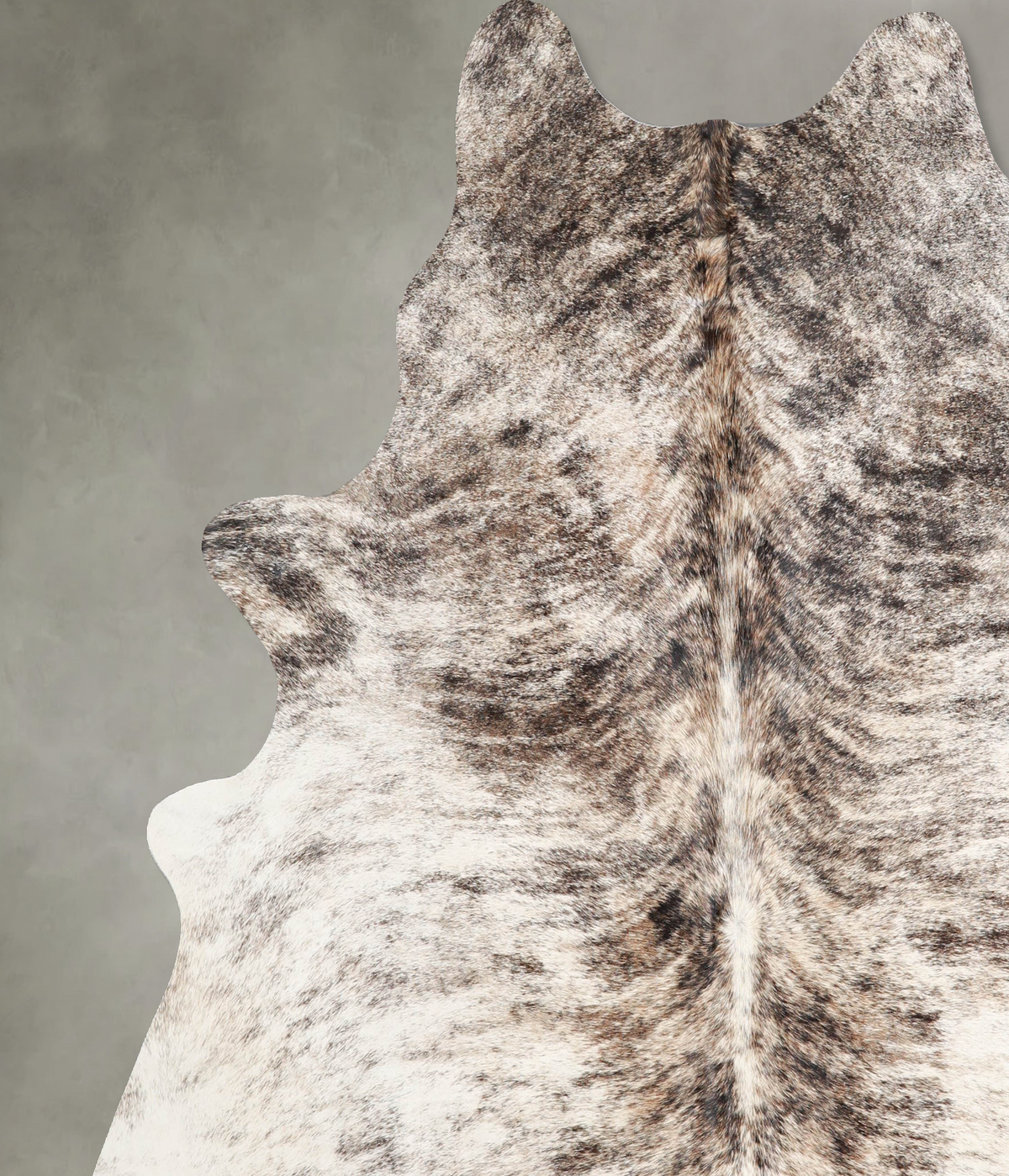 Light Brindle XX-Large Brazilian Cowhide Rug 7'5"H x 6'11"W #A55801 by Hudson Hides