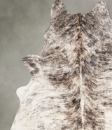 Light Brindle XX-Large Brazilian Cowhide Rug 7'5"H x 6'11"W #A55801 by Hudson Hides