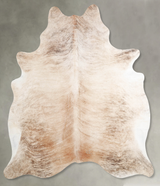 Light Brindle X-Large Brazilian Cowhide Rug 7'3"H x 6'5"W #A55805 by Hudson Hides