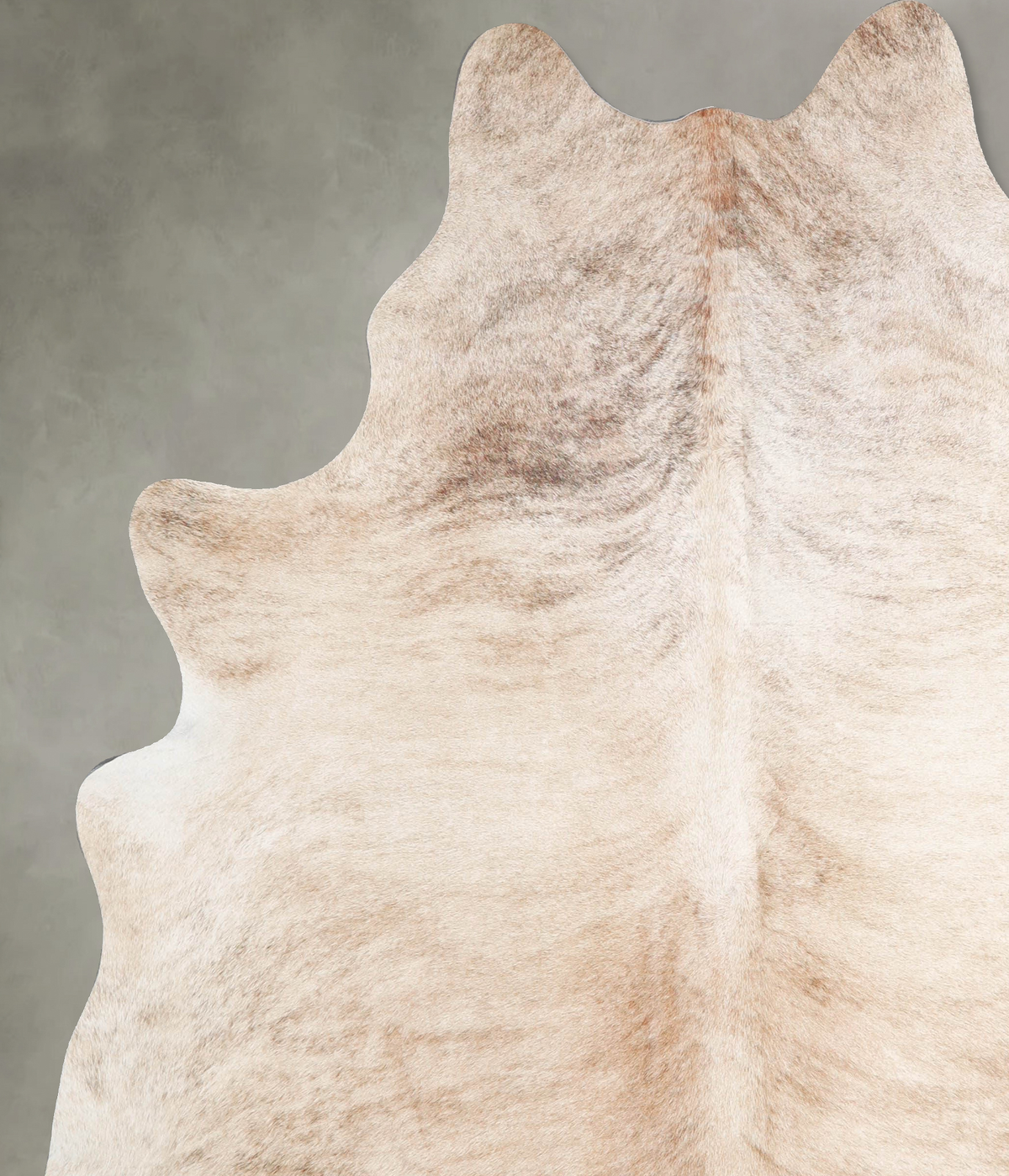 Light Brindle X-Large Brazilian Cowhide Rug 7'3"H x 6'5"W #A55805 by Hudson Hides