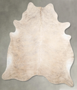 Light Brindle XX-Large Brazilian Cowhide Rug 8'0"H x 7'1"W #A55807 by Hudson Hides