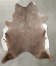 Taupe X-Large Brazilian Cowhide Rug 7'5"H x 6'4"W #A55812 by Hudson Hides