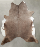 Taupe X-Large Brazilian Cowhide Rug 7'5"H x 6'4"W #A55812 by Hudson Hides