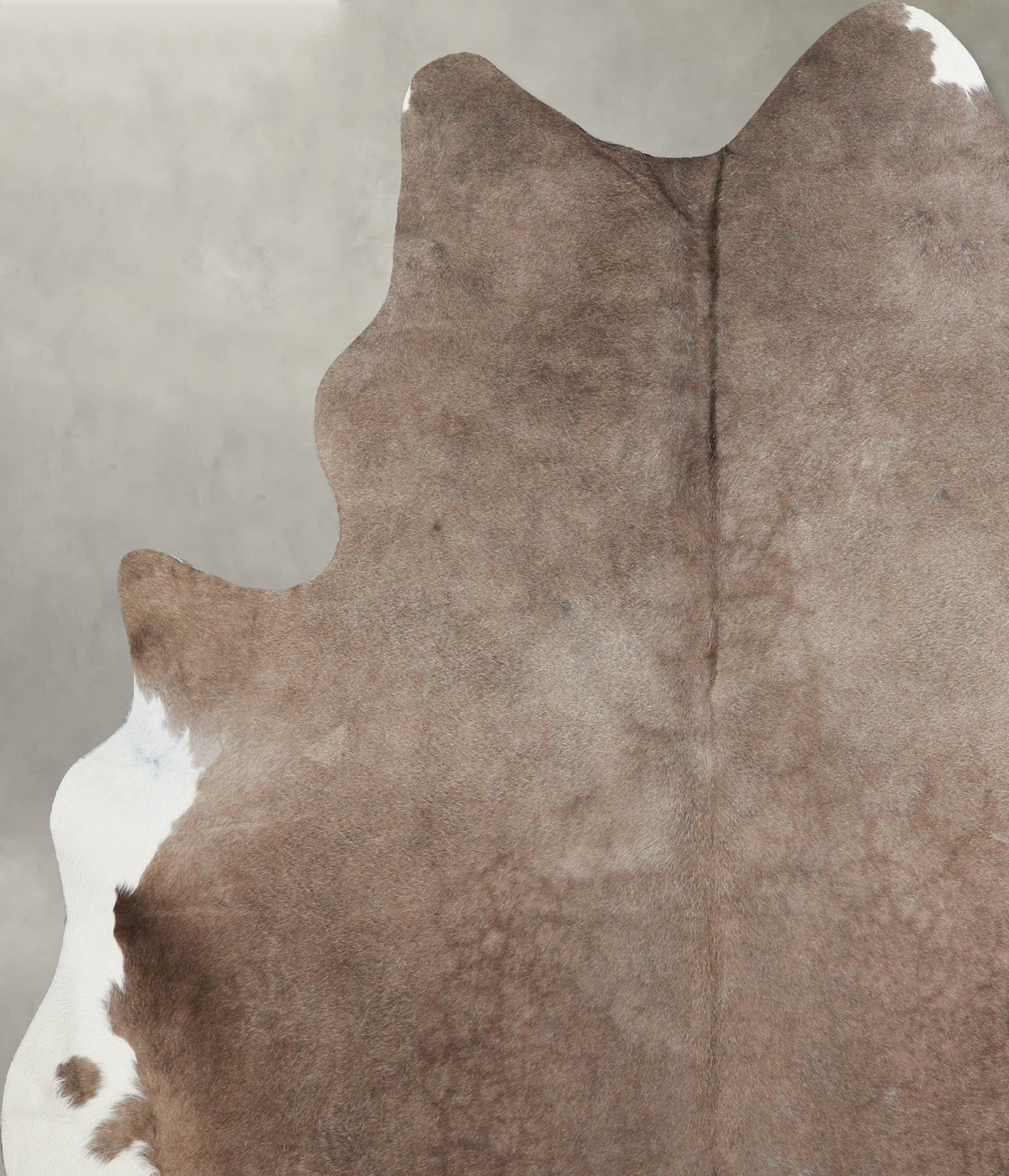 Taupe X-Large Brazilian Cowhide Rug 7'5"H x 6'4"W #A55812 by Hudson Hides