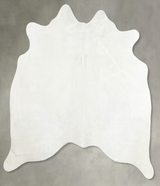 Light Grey Medium Brazilian Cowhide Rug 4'11"H x 5'2"W #A55817 by Hudson Hides