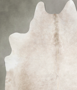 Champagne X-Large Brazilian Cowhide Rug 7'0"H x 6'1"W #A55825 by Hudson Hides
