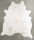 Grey Brindle X-Large Brazilian Cowhide Rug 7'3"H x 6'3"W #A55827 by Hudson Hides