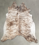 Light Brindle XX-Large Brazilian Cowhide Rug 6'10"H x 7'8"W #A55829 by Hudson Hides