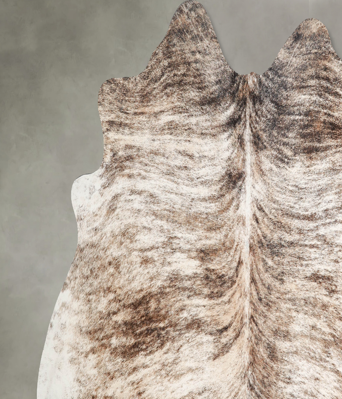 Light Brindle XX-Large Brazilian Cowhide Rug 6'10"H x 7'8"W #A55829 by Hudson Hides
