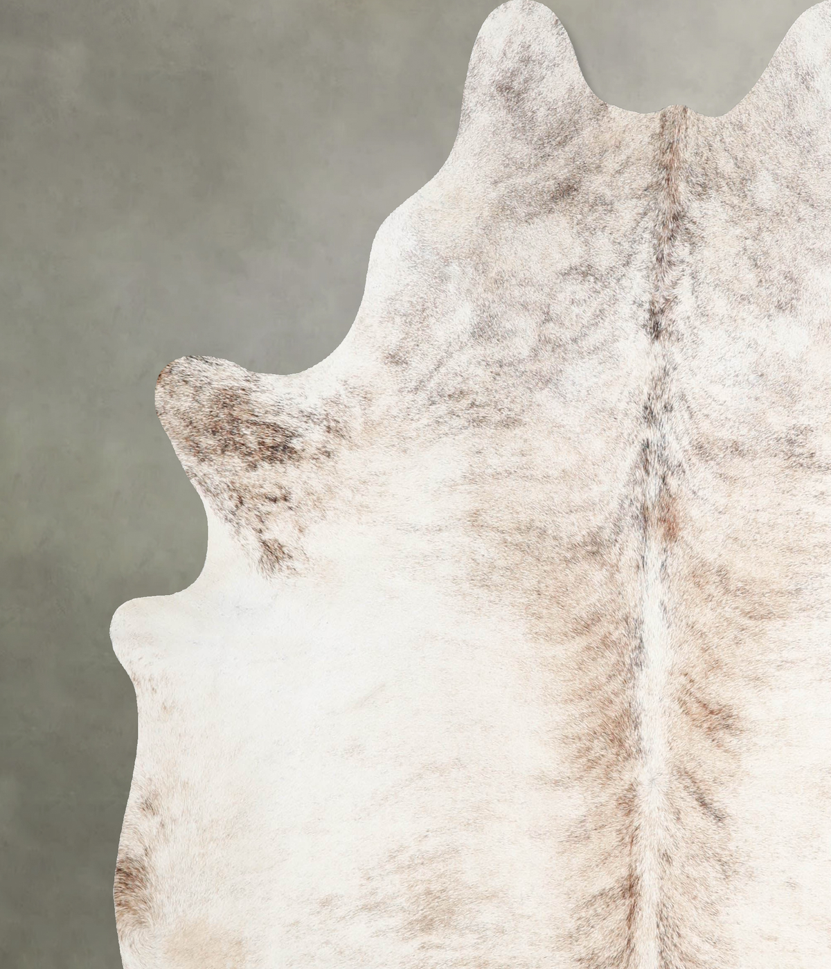 Light Brindle X-Large Brazilian Cowhide Rug 6'9"H x 6'2"W #A55837 by Hudson Hides
