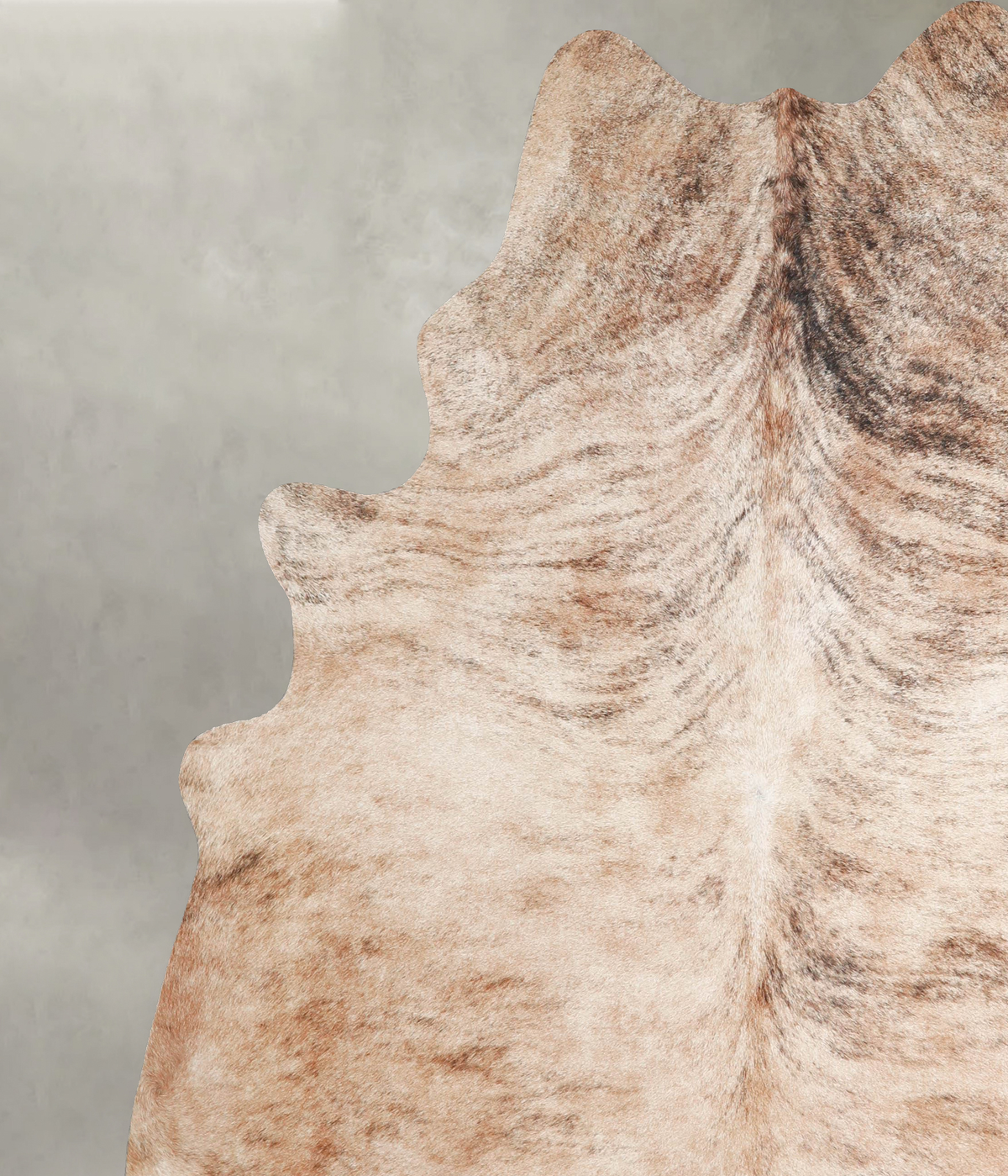 Light Brindle XX-Large Brazilian Cowhide Rug 7'5"H x 6'10"W #A55839 by Hudson Hides