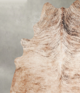 Light Brindle XX-Large Brazilian Cowhide Rug 7'5"H x 6'10"W #A55839 by Hudson Hides