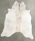 Light Brindle X-Large Brazilian Cowhide Rug 6'7"H x 6'3"W #A55840 by Hudson Hides