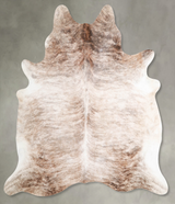 Light Brindle X-Large Brazilian Cowhide Rug 6'10"H x 6'2"W #A55841 by Hudson Hides