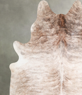 Light Brindle X-Large Brazilian Cowhide Rug 6'10"H x 6'2"W #A55841 by Hudson Hides