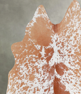Salt and Pepper Brown Medium Brazilian Cowhide Rug 3'11"H x 4'1"W #A55842 by Hudson Hides