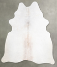 Grey with Beige Medium Brazilian Cowhide Rug 5'9"H x 4'11"W #A55849 by Hudson Hides