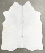 Light Grey Medium Brazilian Cowhide Rug 4'9"H x 4'7"W #A55850 by Hudson Hides