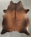 Warm Caramel Medium Brazilian Cowhide Rug 5'7"H x 4'10"W #A55858 by Hudson Hides