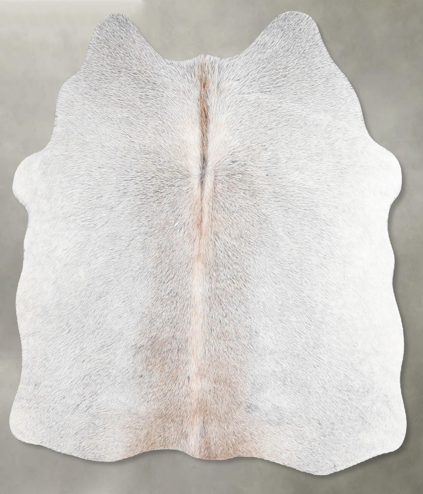 Grey with Beige Cowhide Rug #A55865