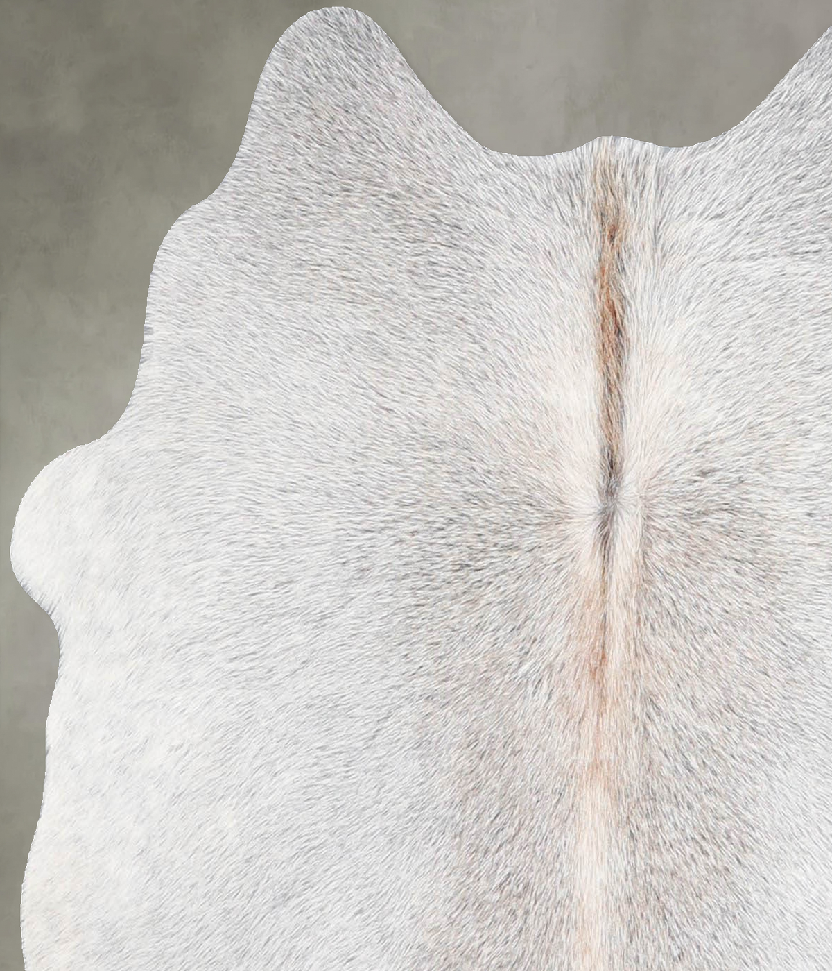 Grey with Beige Medium Brazilian Cowhide Rug 3'9"H x 3'8"W #A55865 by Hudson Hides