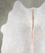 Grey with Beige Medium Brazilian Cowhide Rug 3'9"H x 3'8"W #A55865 by Hudson Hides
