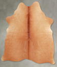 Solid Brown Medium Brazilian Cowhide Rug 5'7"H x 5'2"W #A55871 by Hudson Hides