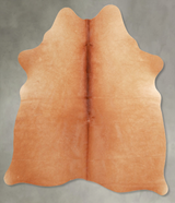 Solid Brown Medium Brazilian Cowhide Rug 5'7"H x 5'2"W #A55871 by Hudson Hides