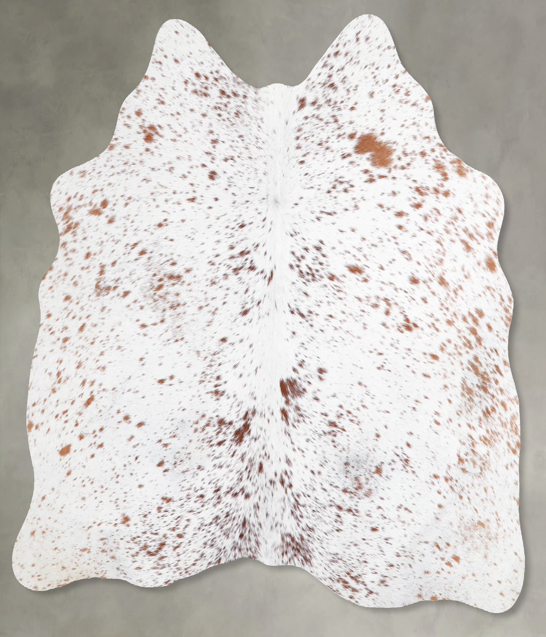 Salt and Pepper Brown Cowhide Rug #A55880