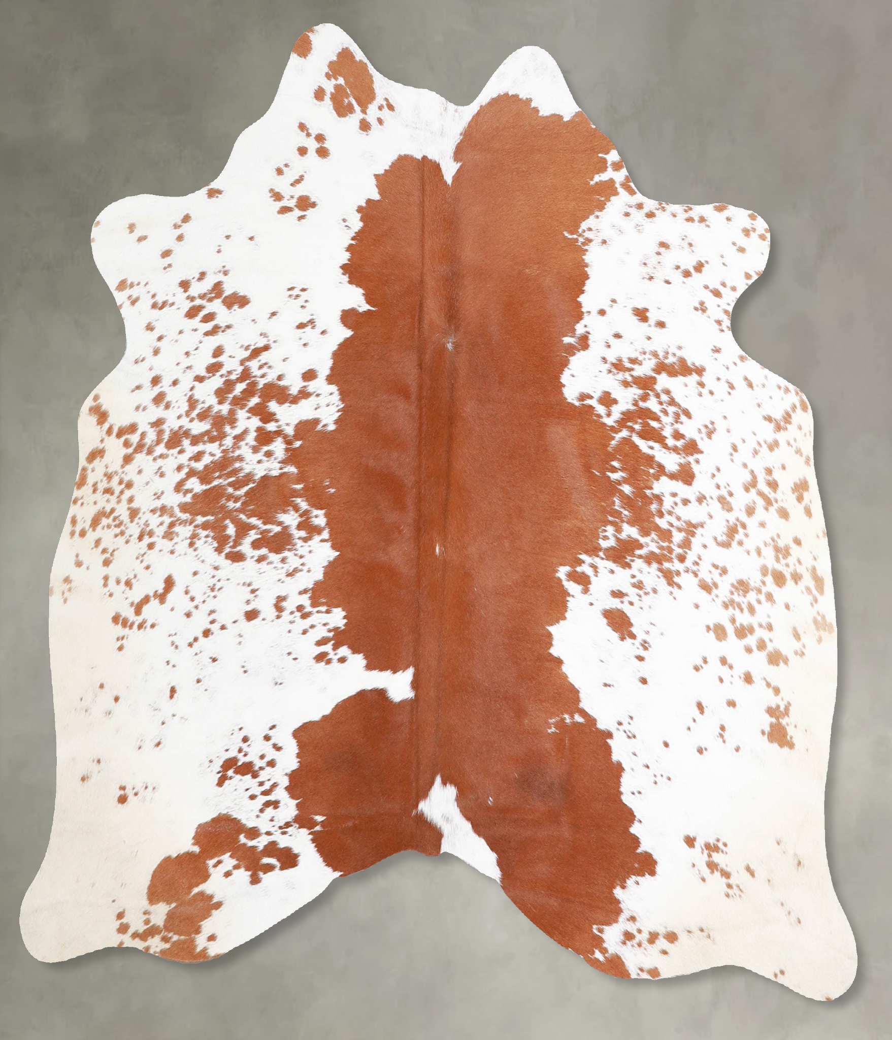 Salt and Pepper Brown Cowhide Rug #A55882