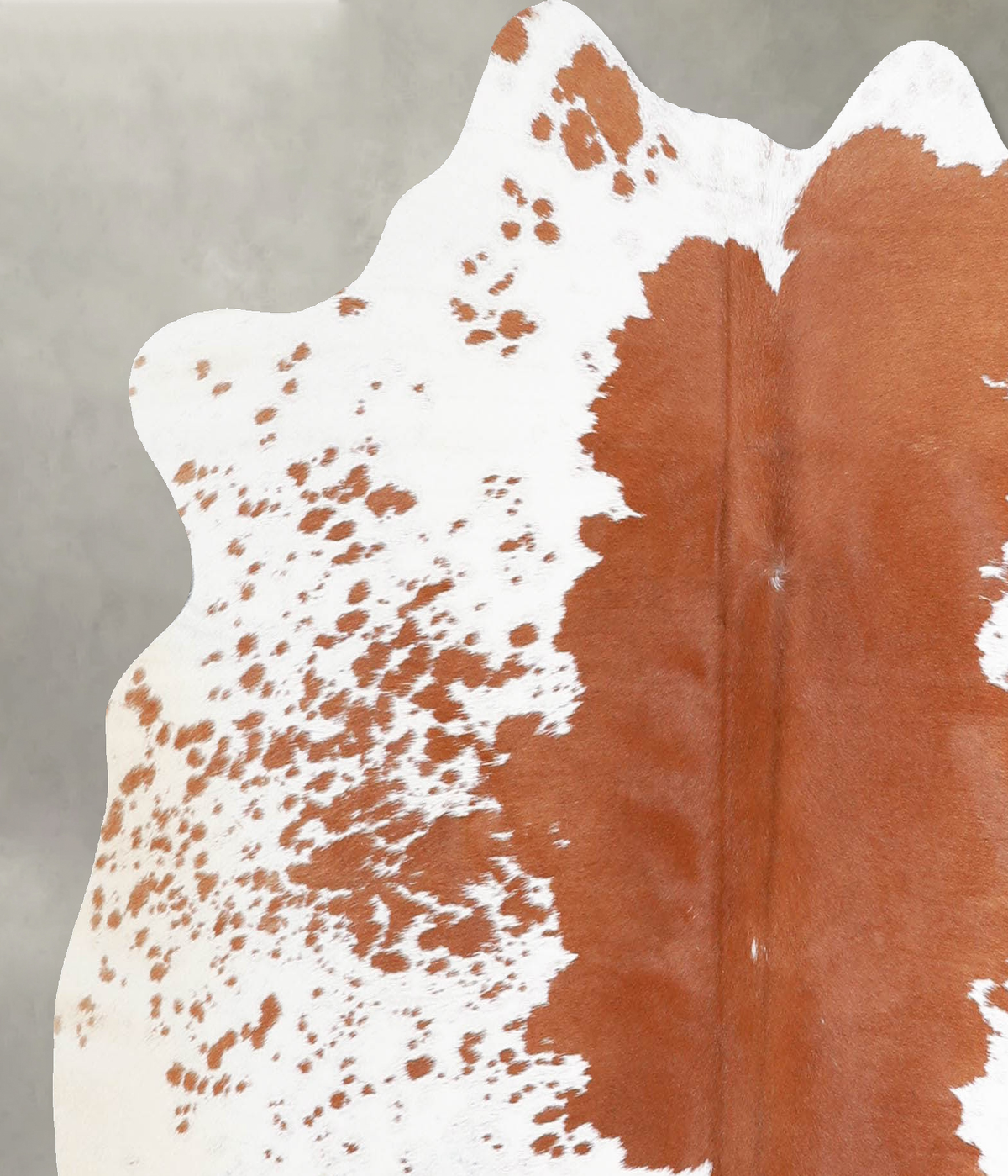 Salt and Pepper Brown Medium Brazilian Cowhide Rug 4'8"H x 4'10"W #A55882 by Hudson Hides