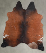 Warm Caramel Medium Brazilian Cowhide Rug 5'5"H x 5'1"W #A55883 by Hudson Hides