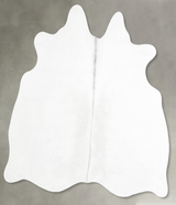 Light Grey Medium Brazilian Cowhide Rug 4'4"H x 4'9"W #A55885 by Hudson Hides