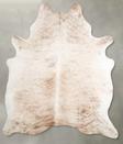 Light Brindle X-Large Brazilian Cowhide Rug 7'5"H x 6'7"W #A55887 by Hudson Hides