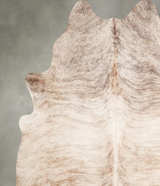 Light Brindle X-Large Brazilian Cowhide Rug 7'5"H x 6'8"W #A55888 by Hudson Hides
