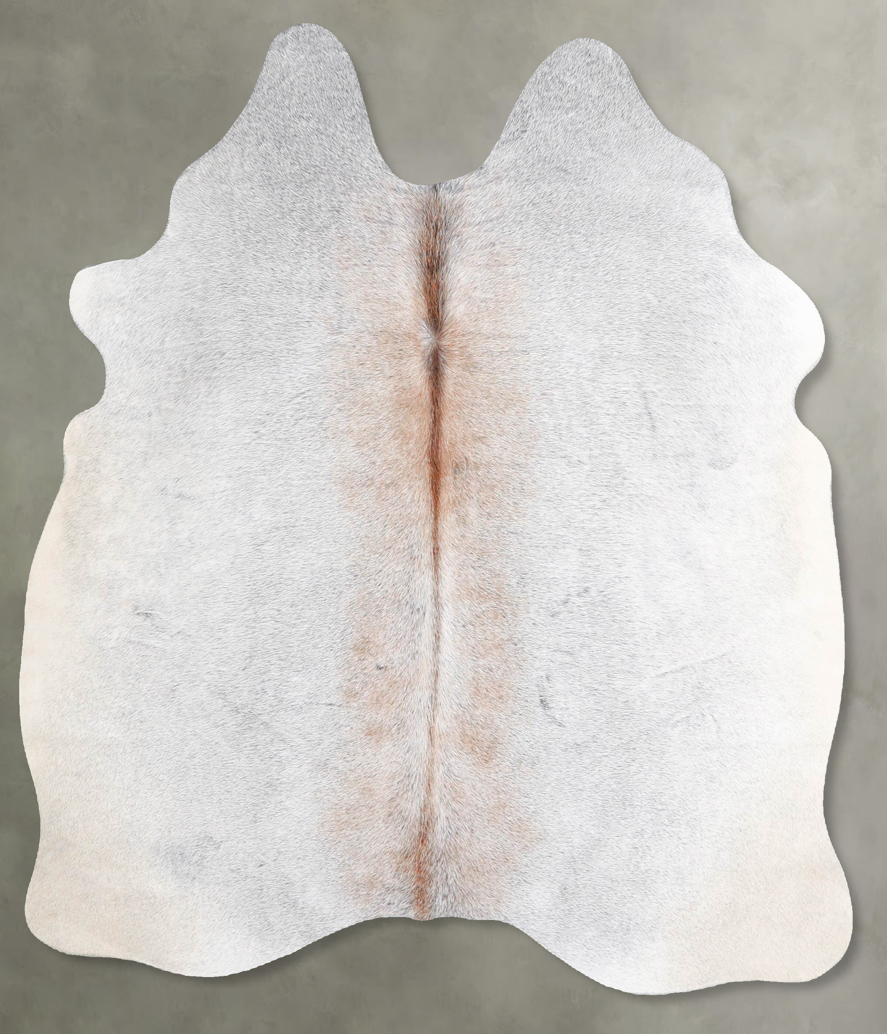 Grey with Beige Cowhide Rug #A55893
