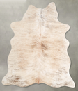 Light Brindle Large Brazilian Cowhide Rug 6'3"H x 5'3"W #A55908 by Hudson Hides