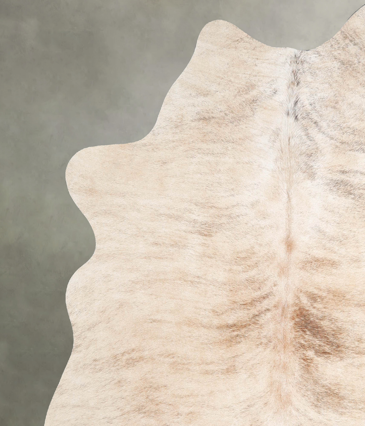 Light Brindle Large Brazilian Cowhide Rug 6'3"H x 5'3"W #A55908 by Hudson Hides