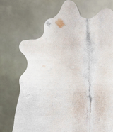 Grey with Beige Large Brazilian Cowhide Rug 6'2"H x 5'2"W #A55909 by Hudson Hides